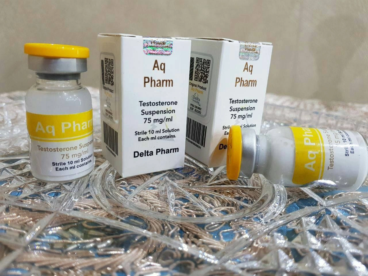 Testosterone suspension underground